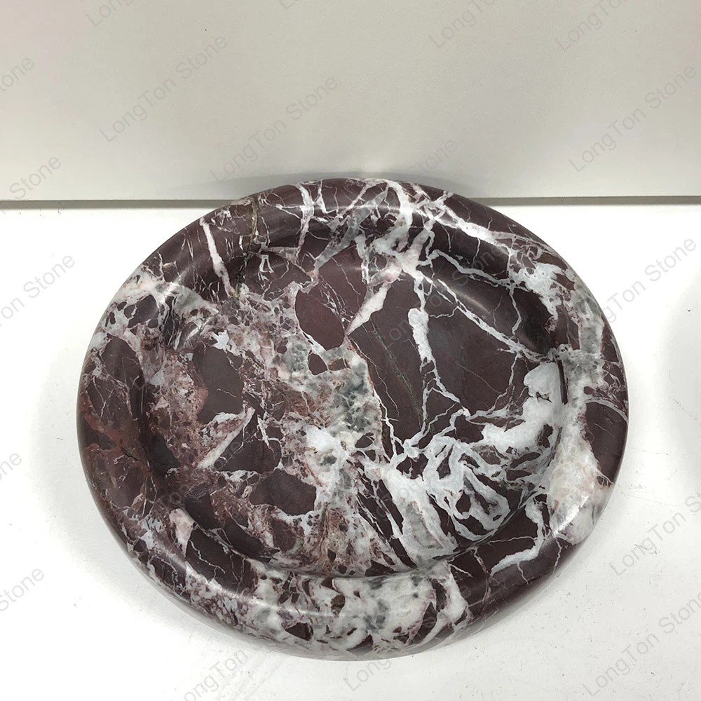 Burgundy marble tray Burgundy marble tray